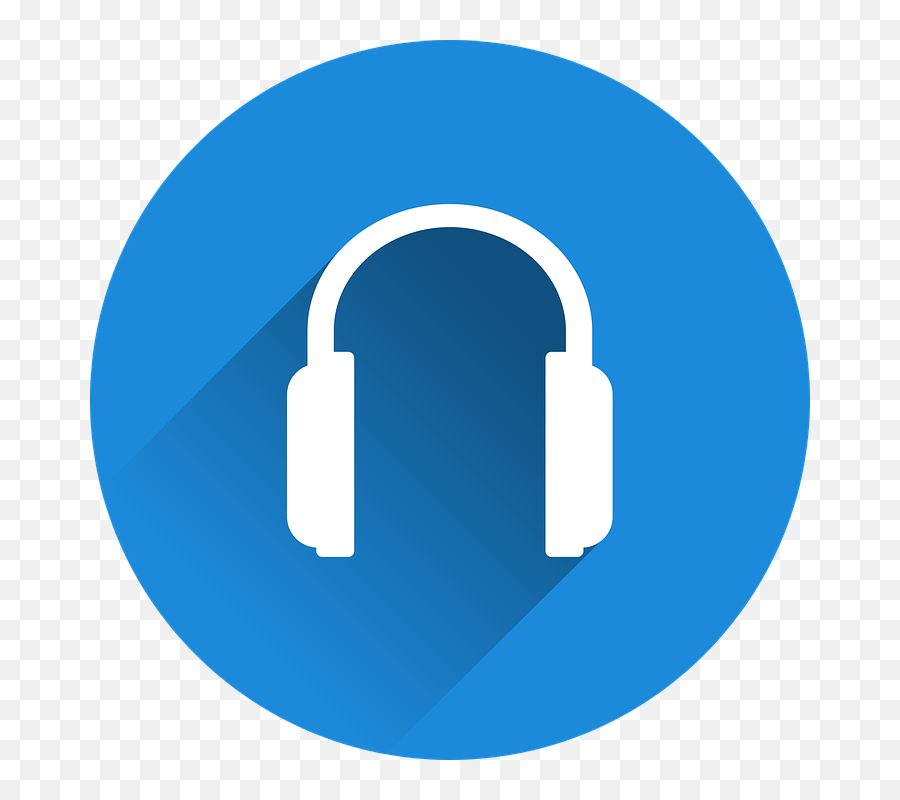Mp3 Song Download Kare Hits Music - Blue Headphone Icon Png Emoji,Kash Doll Emoji