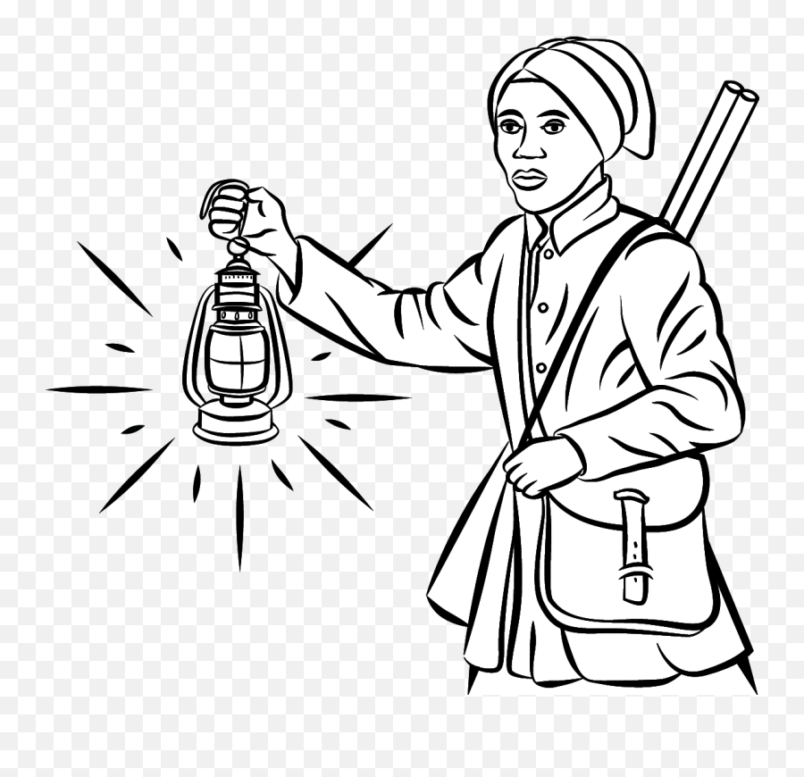 Harriet Tubman Coloring Pages For Kids - Cloring Pictures Of Harriet Tubman Emoji,Emojis People Coloring Pages