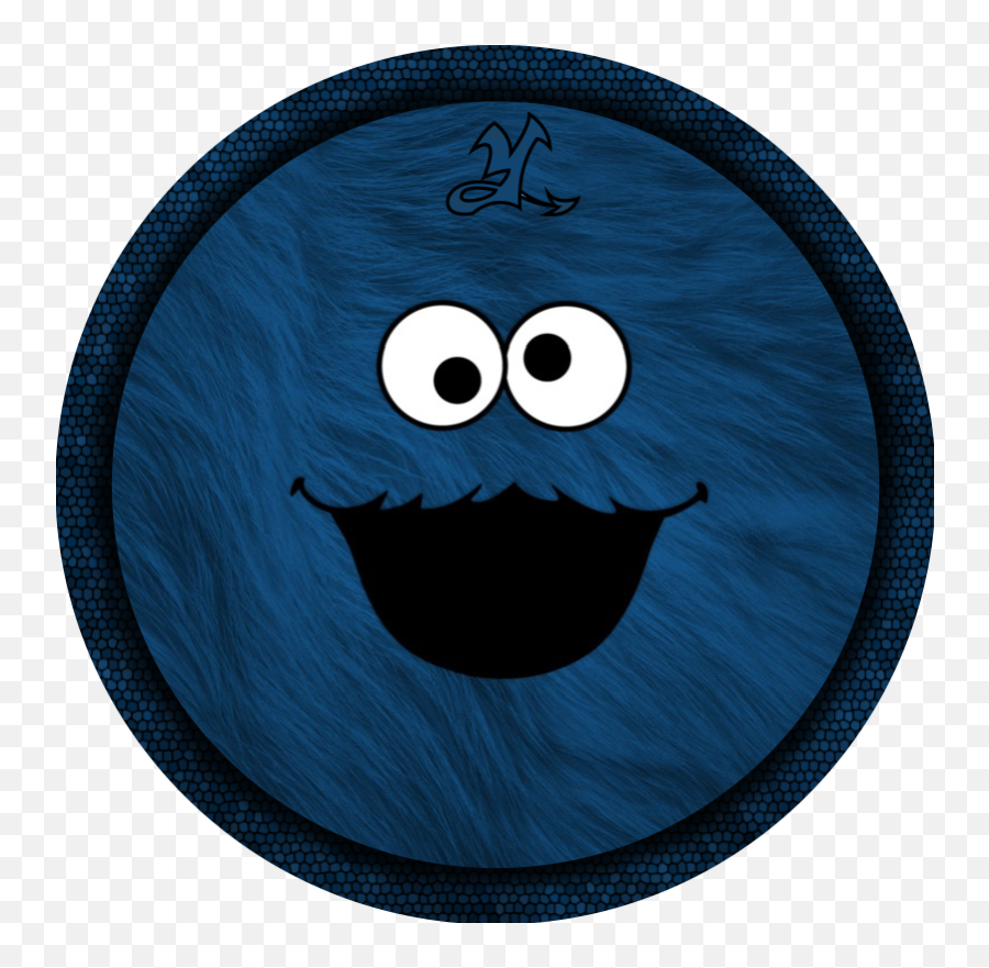 Cookie Monster Face Agario Custom Skin - Happy Emoji,Nyan Cat Emoticon