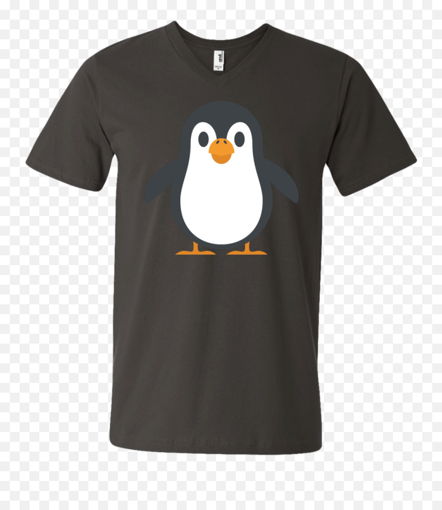 Happy Penguin Emoji Menu0027s V - Neck Tshirt U2013 Wind Vandy Balenciaga Bart Simpson T Shirt,Penguins Cute Emoji