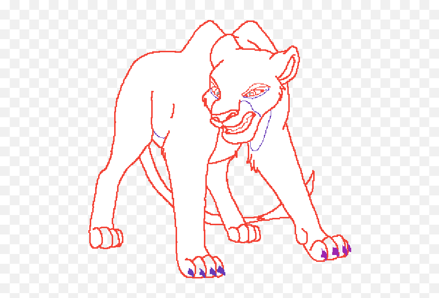 Add On By Boxgod - Pixilart Lioness Drawing Base Emoji,Lioness Emoticon