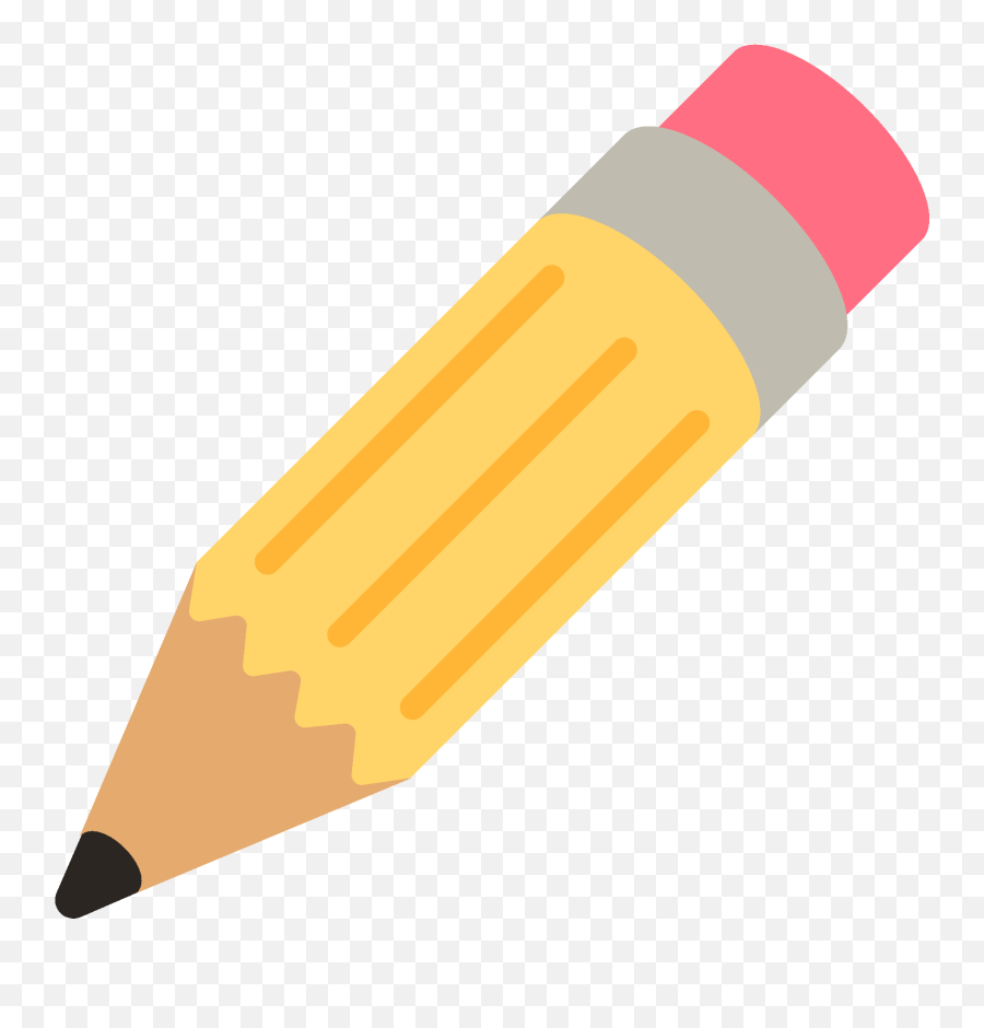 Emoji Pencil Drawing Writing - Transparent Background Pencil Emoji Png,Writing Hand Emoji