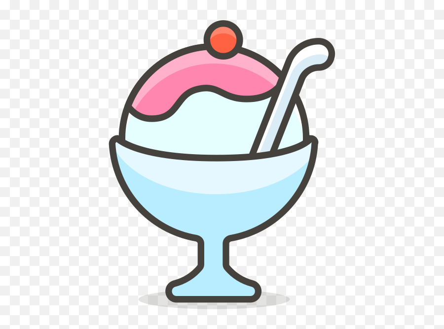 Free Icecream Colored Outline Emoji Icon - Available In Svg Sorvete Icon Png,Apple Emojis Food Ice Cream