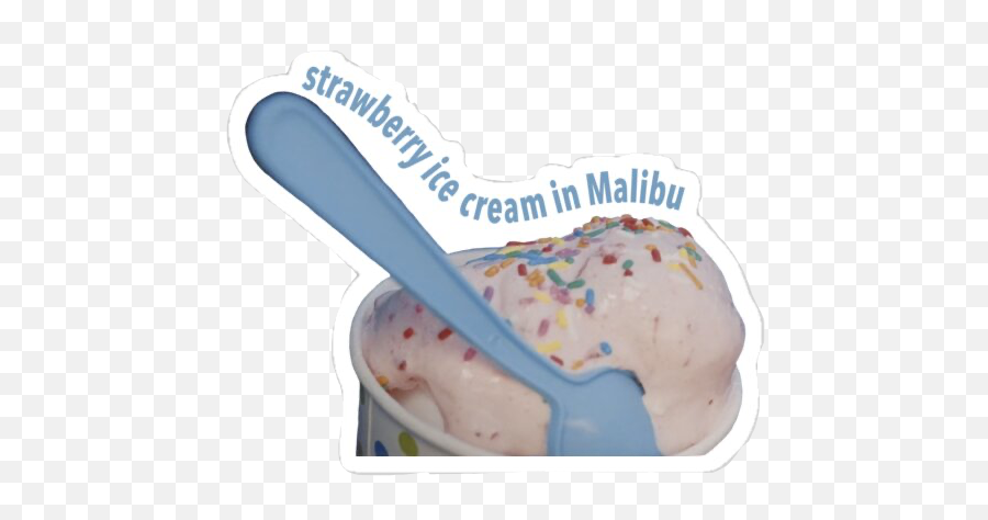 The Most Edited Treat Picsart - Strawberry Ice Cream In Malibu Emoji,Breyers Emoticons