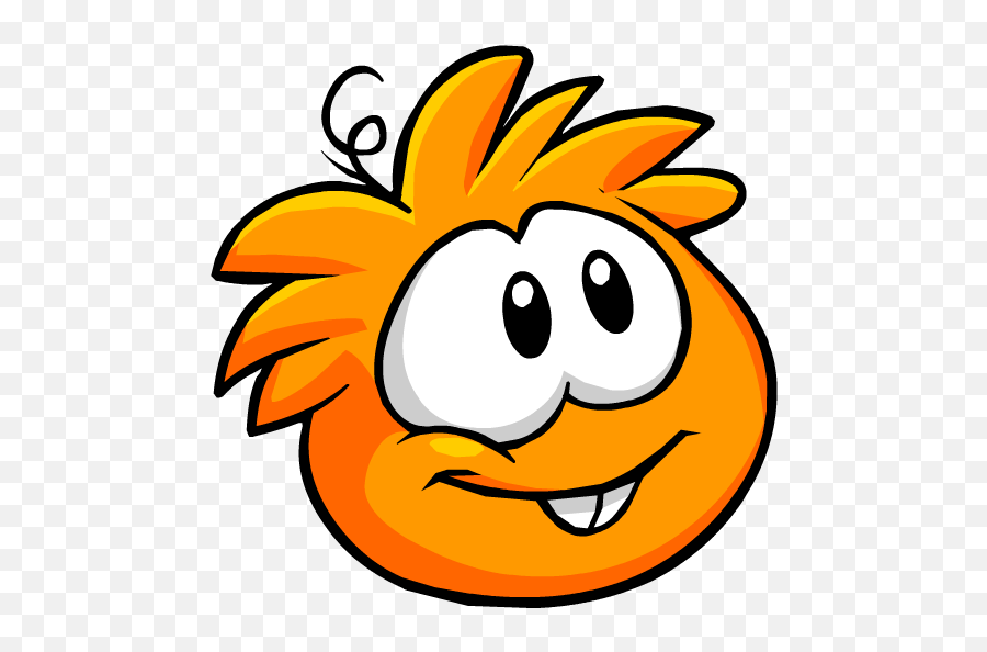 Club Penguin Coloring Pages Orange Puffle - Happy Emoji,Club Penguin Holiday Party 2015 Emoticons