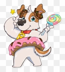 Richie The Dog Sticker Pack - Stickers Cloud Emoji,Stickers Telegram Emoji Lollipop