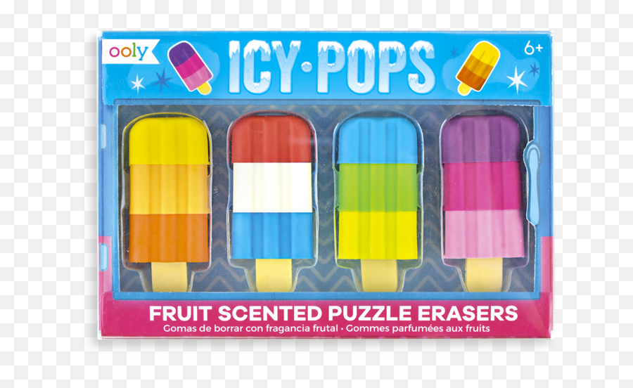 Smiles And Surprises - Sunnyside Gifts Icy Pops Scented Erasers Emoji,Festivus Pole Emoji