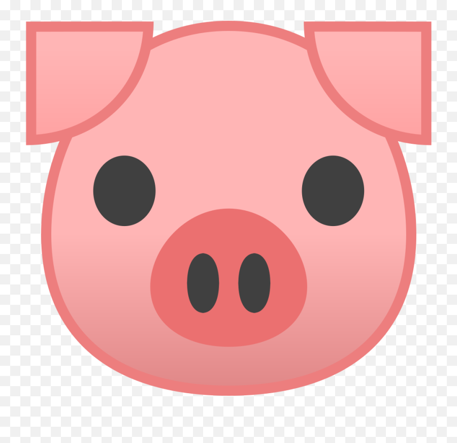 Pig Face Emoji Clip Art - Pig Face Png,Pig Nose Emoji