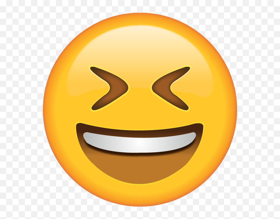 Smiling Face With Tightly Closed Eyes - Laughing Eyes Closed Emoji,Eyes Emoji