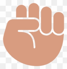 Raised Fist - Sign Language Emoji,Fist Bump Emoji