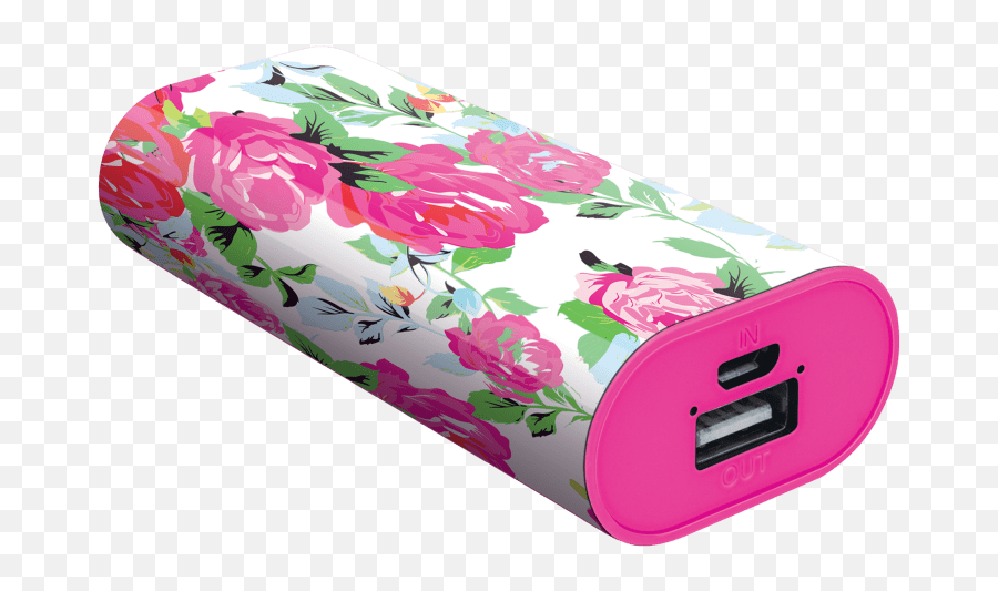 The Macbeth Collection 4000 Mah Floral Printed Power Bank - Portable Emoji,Five Below Emoji Pillows