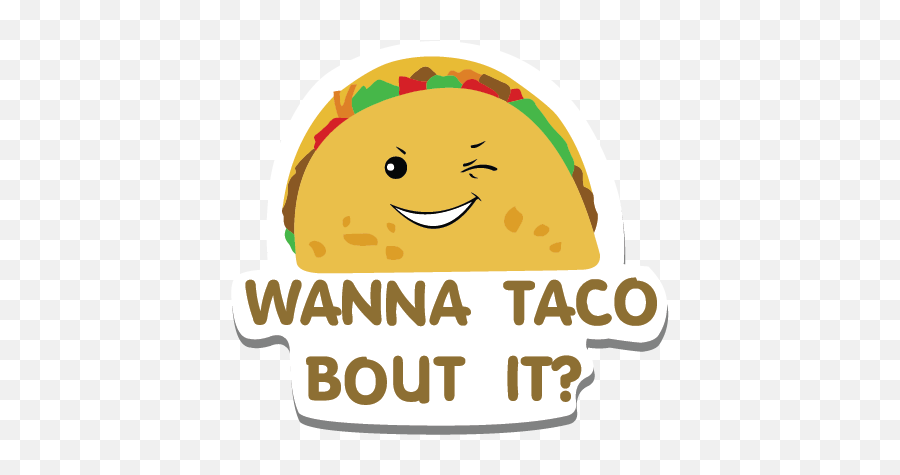 Taco Stickers - Transparent Taco Tuesday Emoji,Chips And Salsa Emoticon