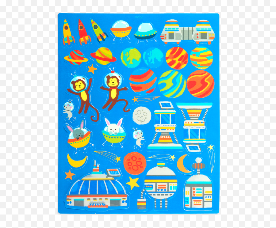 Arts Crafts Space Critters Ooly - Space Sticket Page Emoji,Winter Emojis For Lg Stylo 2
