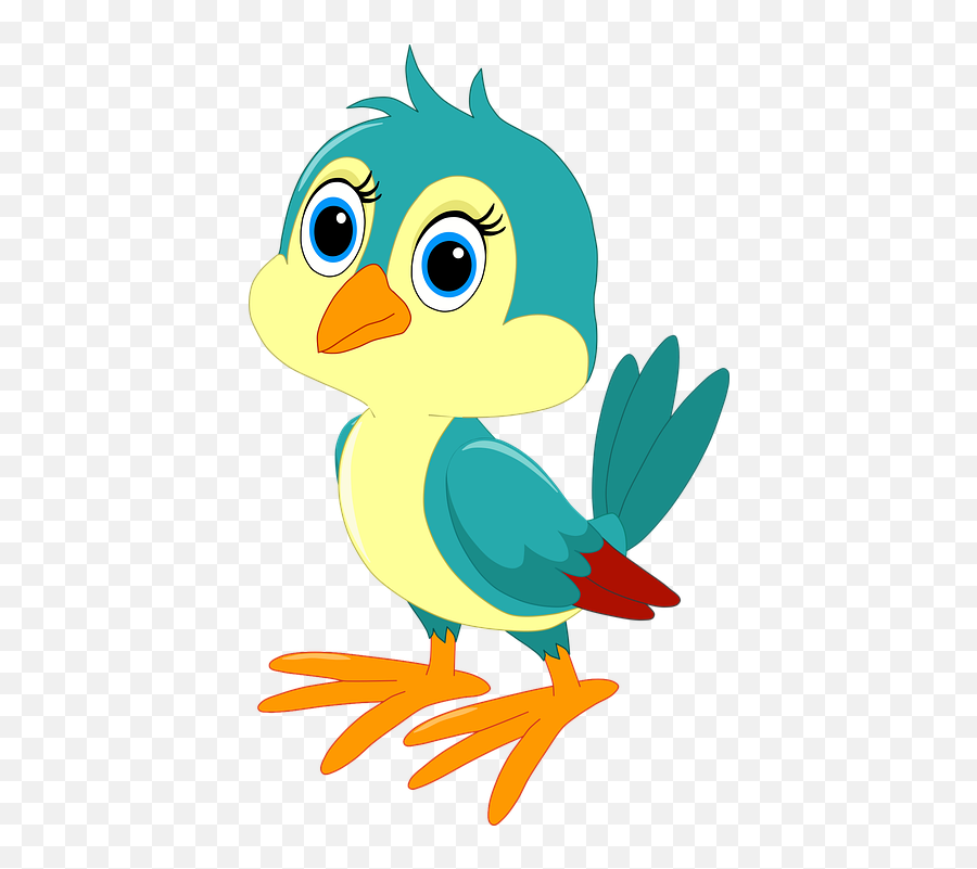 Free Photo Robin Funny Cute Cartoon Feather Bird Small - Max Cute Bird Animated White Background Emoji,Robin Nani Emotion