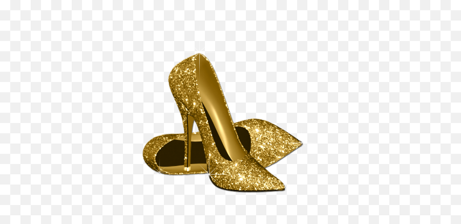 Pin - Transparent Background Gold Glitter Heels Clipart Emoji,Emoji Art Free High Heeled Boots Clipart
