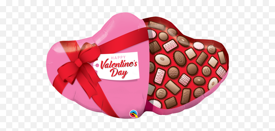 Valentineu0027s Day Foils - Qualatex Ombre Heart Emoji,Emoji Valentine Chocolate Box