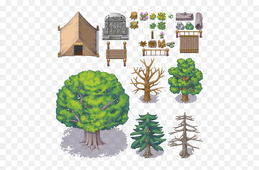 November 2014 Grandmadebslittlebits Page 3 - Rpg Maker Xp Tileset Forest Emoji,Vx Ace Actor Faceset Emotions