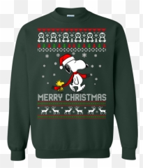 Snoopy Christmas Sweatshirt - Dads Working The Pole So Mommy Doesn T Have To Emoji,Snoopy And Woodstock Emojis