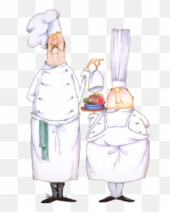 Two Chef Illustration - Two Chefs Cartoon Emoji,Chef's Kiss Emoji