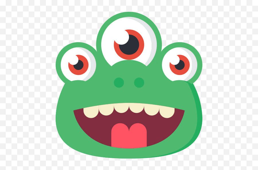 Free Icon Monster Emoji,Emojis With Mouth Open Wide And Background