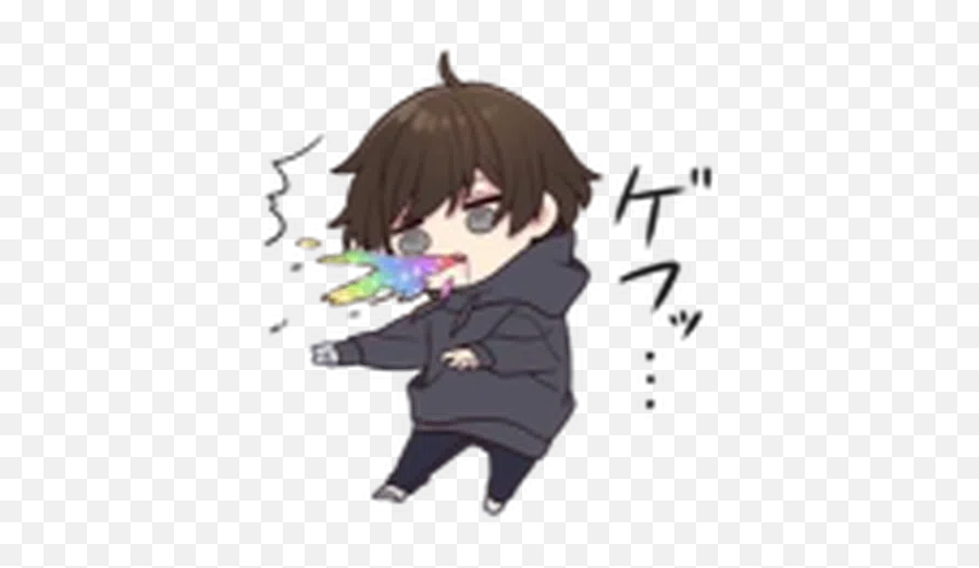 Menhera - Kun 1 Sticker Pack Stickers Cloud Emoji,Whine Emojis