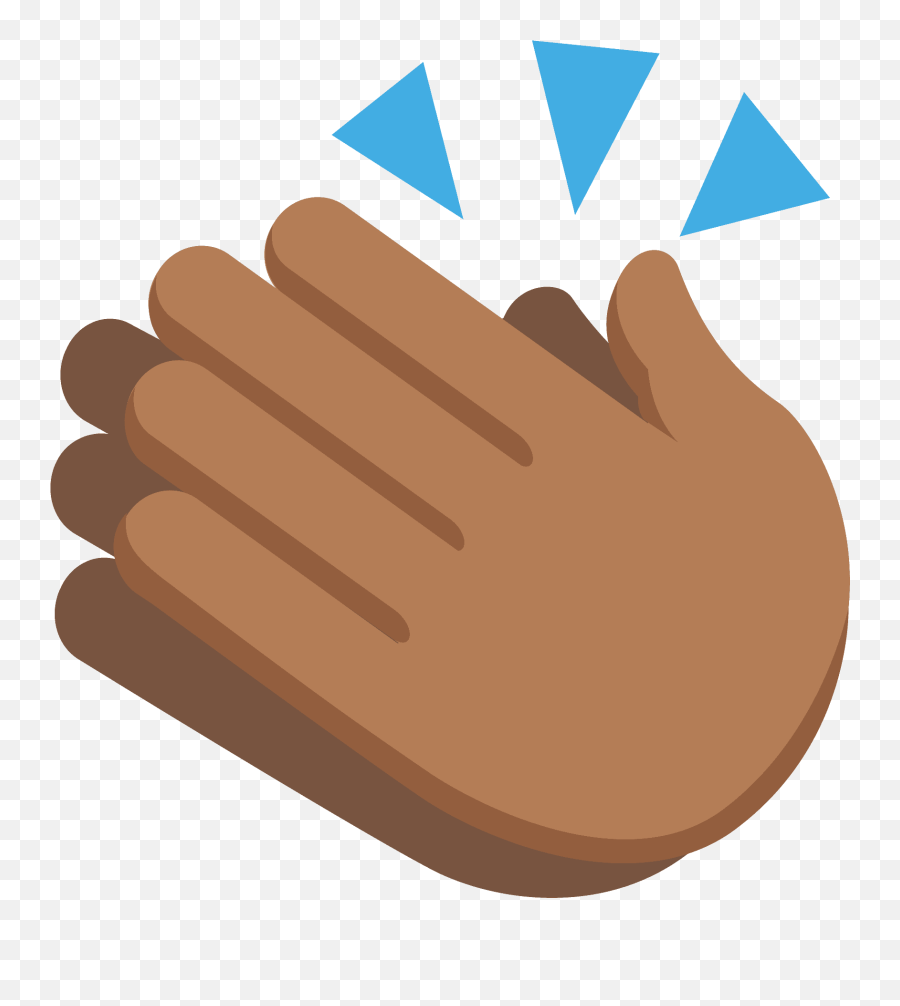 Clapping Hands Emoji Clipart - Clap Emoji Vector Png,Clap Emoji Png