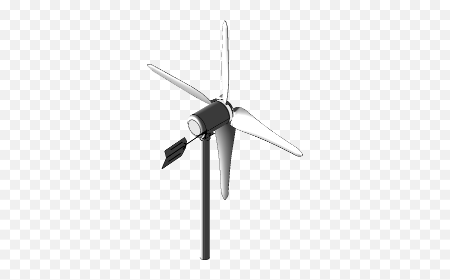 Micro Power Wind Turbine 3d Cad Model Library Grabcad Emoji,Wind Turbine Emoticon For Facebook