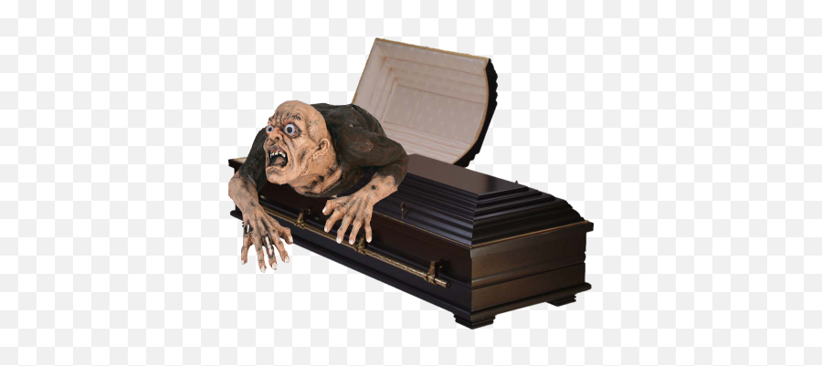 Zombie Crawling Out Of Coffin Free - Coffin Psd Emoji,Crawling Emoticon