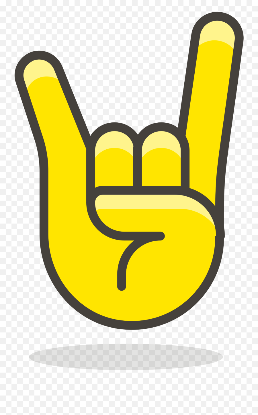 File367 - Signofthehorns1svg Wikimedia Commons Emoji,Finger Point Emoji Transparent
