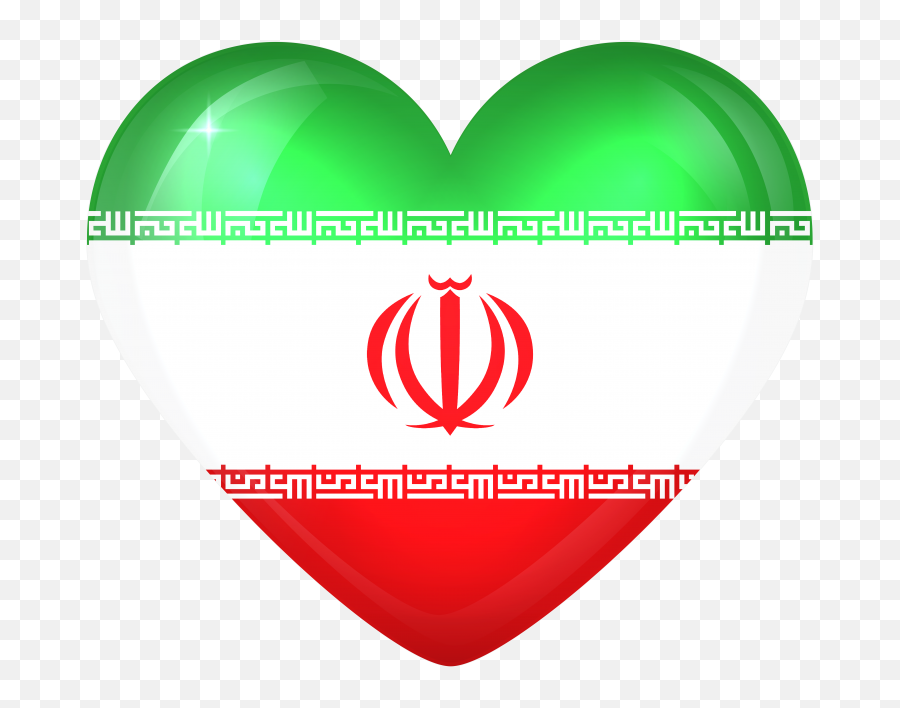 Iran Large Heart Flag Png Transparent Image - Freepngdesigncom Emoji,Chicago Flag Emoji