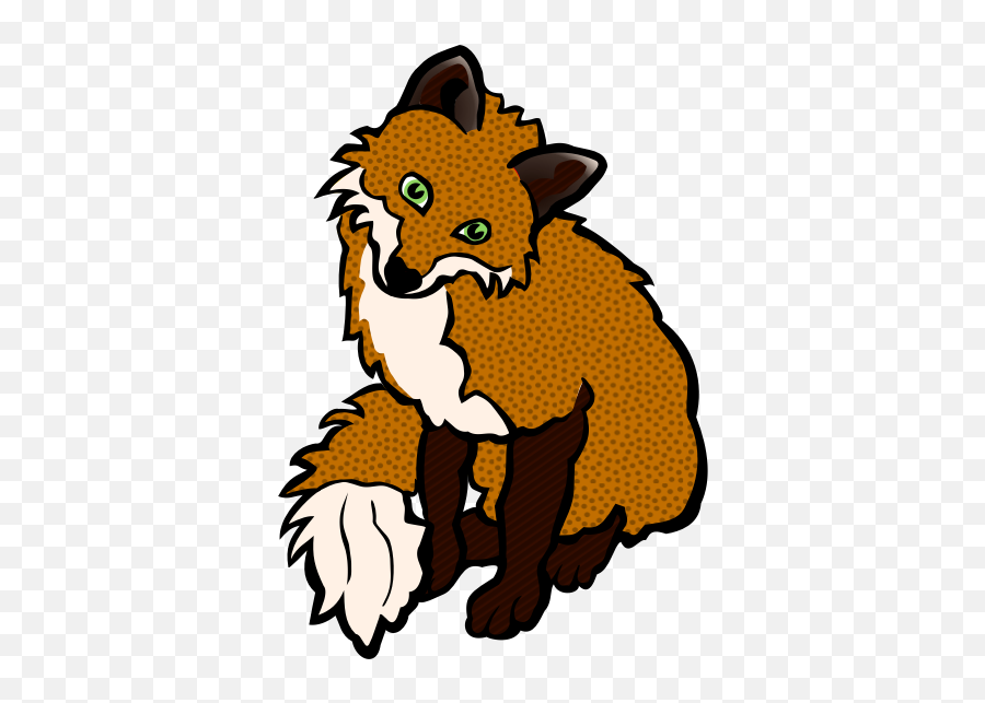Fox Sitting Free Svg Emoji,Fox Emoticon