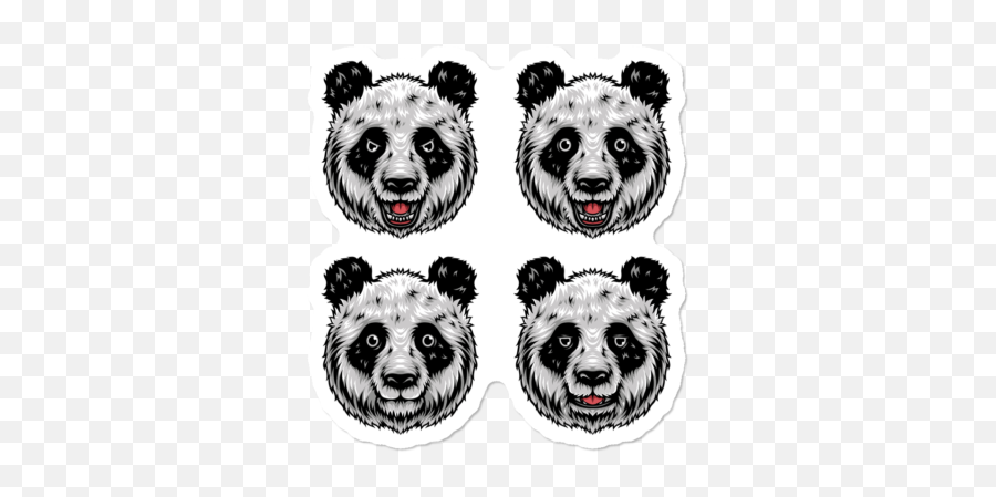 Best Panda Stickers Design By Humans Page 12 Emoji,Bear Hug Emoji