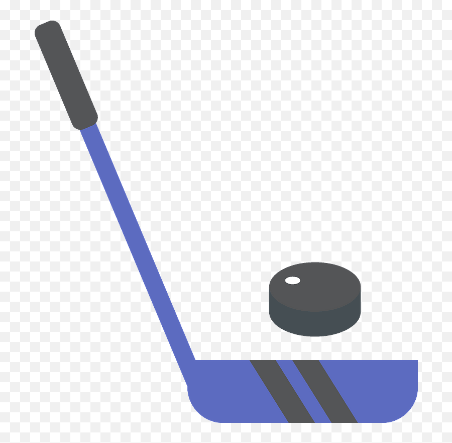 Hockey Puck And Stick Clipart - Vertical Emoji,Hockey Puck Emoji