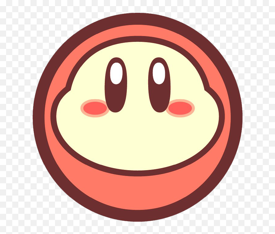 Kirby Face Png Clipart - Kirby Canvas Curse Waddle Dee Emoji,Kirby Emoji