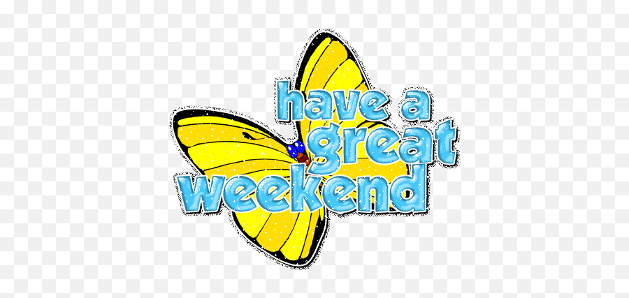 Week Scraps Week Greetings Week Graphics Week Images - Have A Lovely Weekend Butterfly Gif Emoji,St Patrick's Day Emoji Copy And Paste