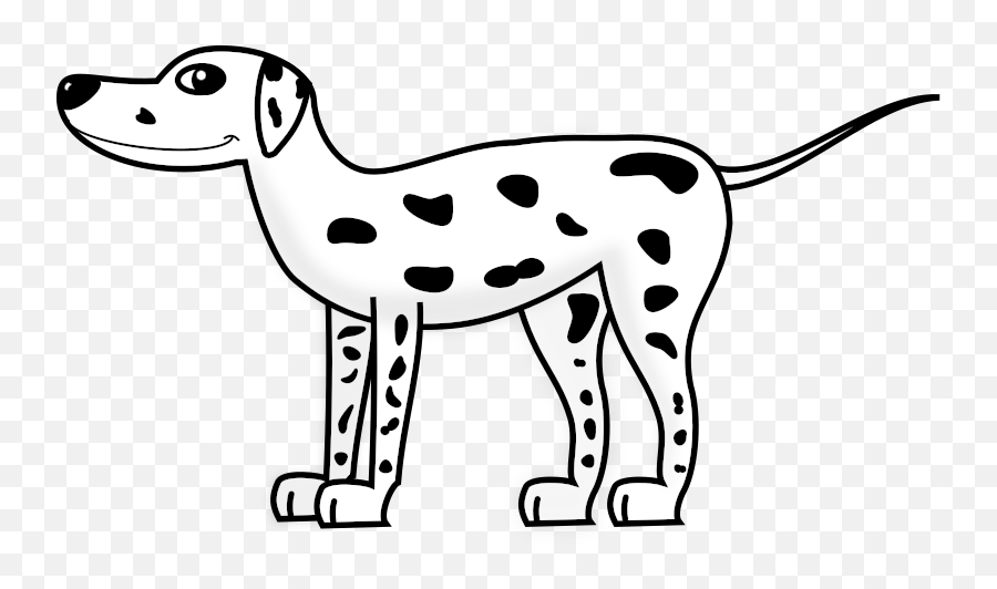 Dalmation Dog Clip Art - Drawing Of Spotty Dog Emoji,Dalmatian Emoji