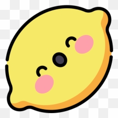 Lemon - Happy Emoji,Lemon Emoji Transparent