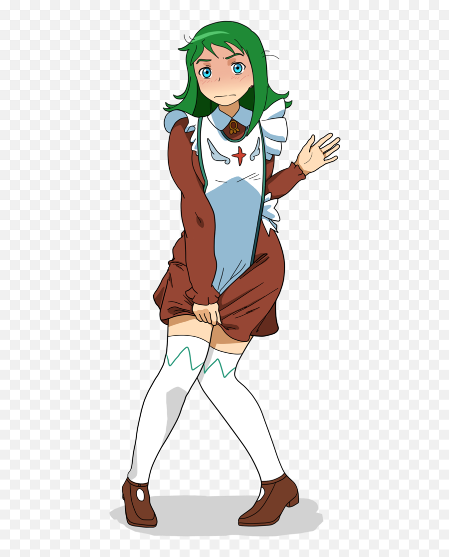 Leg Clipart Short Leg - Anime Girl Too Short Skirt Emoji,Emoji Top And Skirt