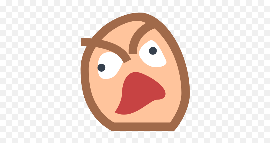 Angry Face Meme Icona - Download Gratuito Png E Vettoriale Happy Emoji,Faccia Arrabbiata Emoticon