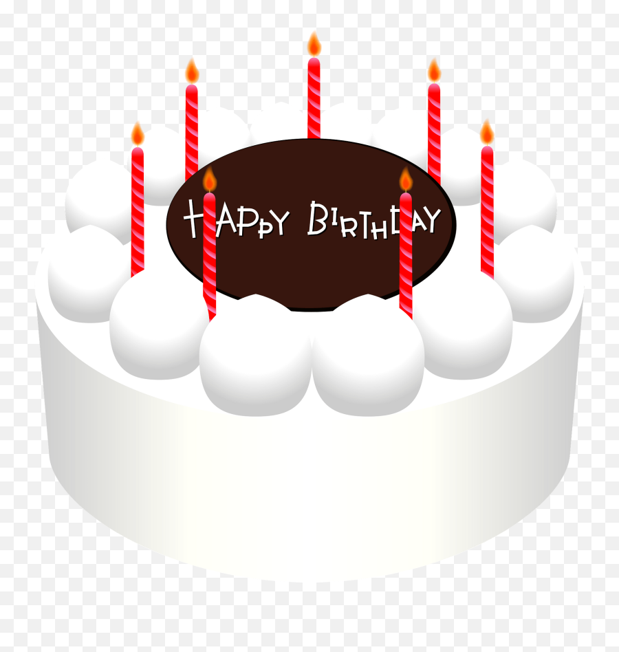 Birthday Cake With Candles Clipart - Cake Decorating Supply Emoji,Emoji Birthday Candles