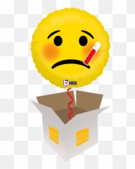 Emoji Helium Balloons Delivered In The Uk By Interballoon - Happy Birthday Gold Balon Clipart Png,Emoji Express Us Constitution