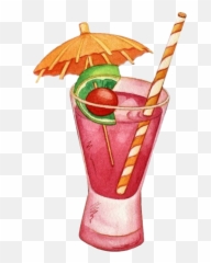 Bebida Strawberry Lemonade Sticker - Shirley Temple Clip Art Emoji,Strawberry And Lemonade Emojis