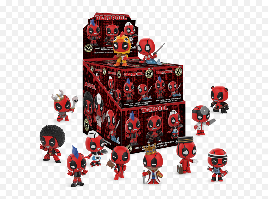 Mystery Minis Figures - Deadpool Blindbox Blindboxeu Deadpool Mystery Minis Emoji,Deadpool Banner Emoticons