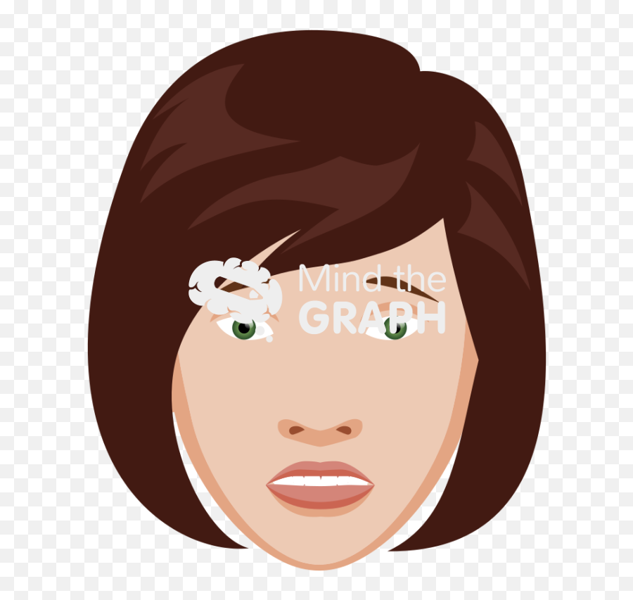 Face Emotions Woman Sadly Fearful - Hair Design Emoji,Human Head Emotions