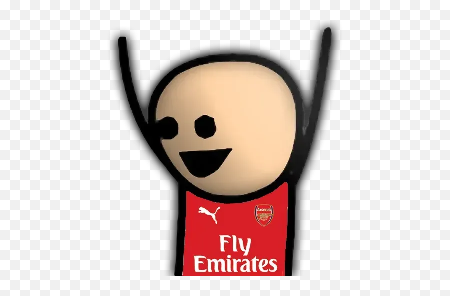 Arsenal Whatsapp Stickers - Stickers Cloud Jersey Arsenal Away 2017 18 Emoji,Asta Emoticon