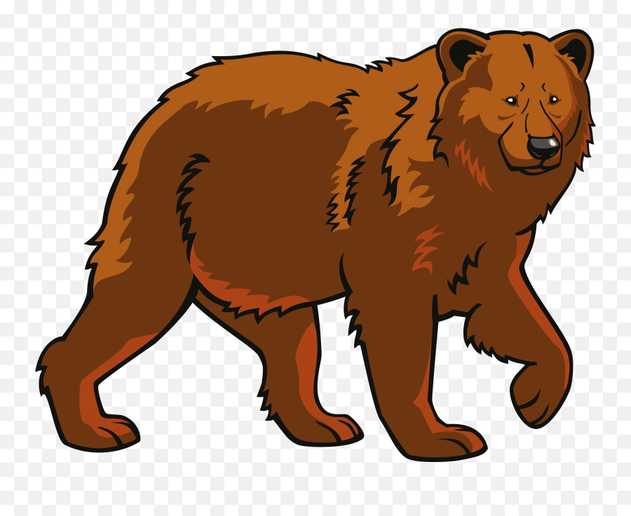 Polar Bear Eurasian Brown Bear Clip Art - Bear Png Download Bear Clipart Png Emoji,Bear Emoji Clipart
