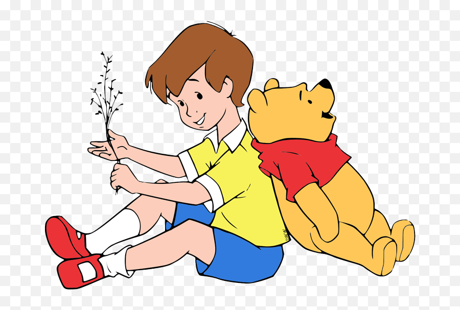 Winnie The Pooh Costume - Cartoon Christopher Robin And Pooh Emoji,Winnie The Pooh Characters Represent Emotions