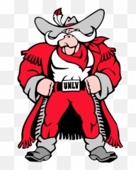Unlv Rebels Mascot Logo 1995 - 2005 Full Body Mountain Man Unlv Runnin Rebel Emoji,Ncaa Team Emojis