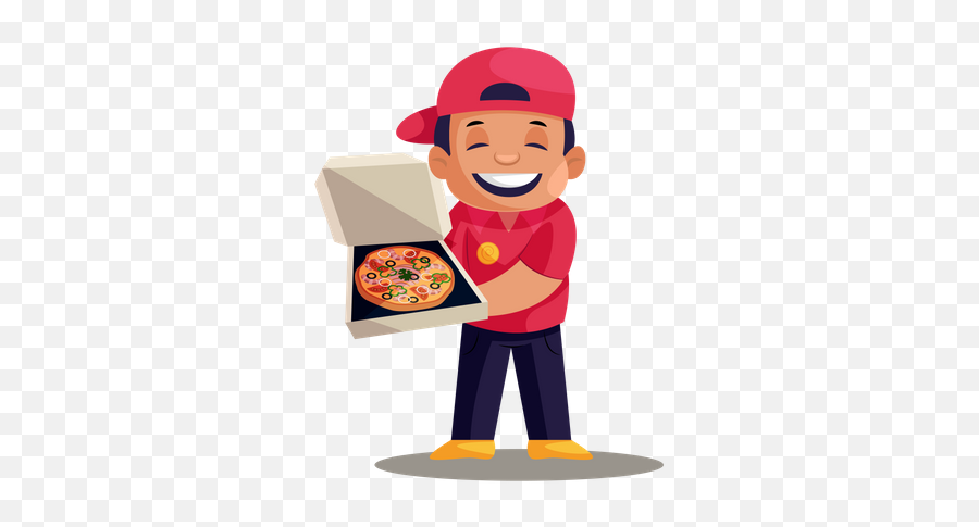 Box Illustrations Images U0026 Vectors - Royalty Free Pizza Cartoon Delivery Man Png Emoji,Pizza Man Emoji