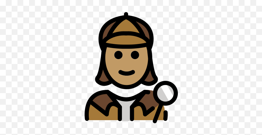 U200d Female Detective With Magnifying Glass And Skin - Detective Emoji,Spy Face Emoji